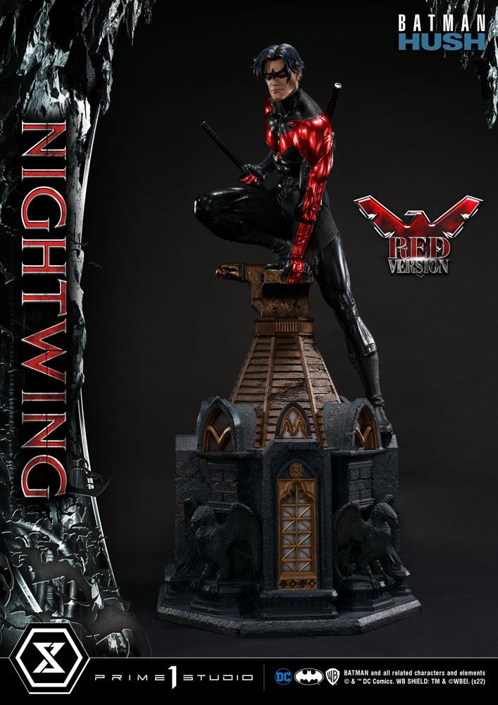 Batman Hush Estatua Nightwing Red Version 87 cm - Z POP Toys