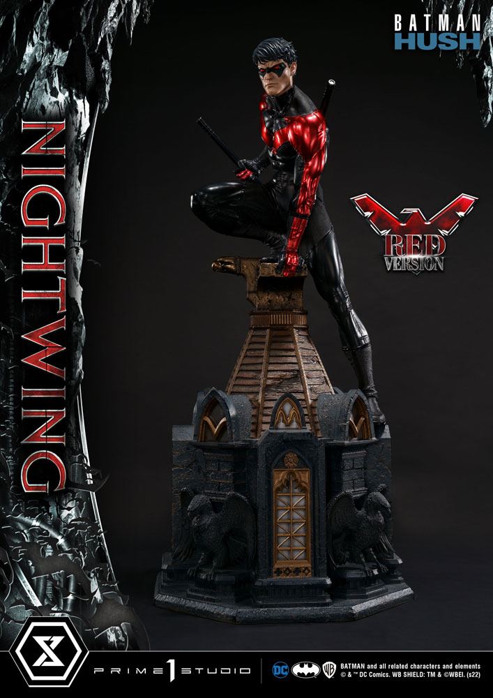 Batman Hush Estatua Nightwing Red Version 87 cm - Z POP Toys