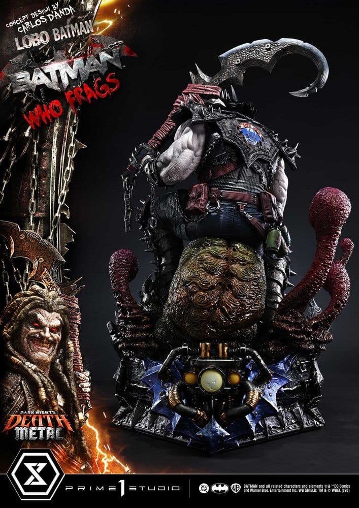 Dark Nights: Death Metal Museum Masterline Estatua 1/3 Lobo Batman: Batman Who Frags Deluxe Version 81 cm