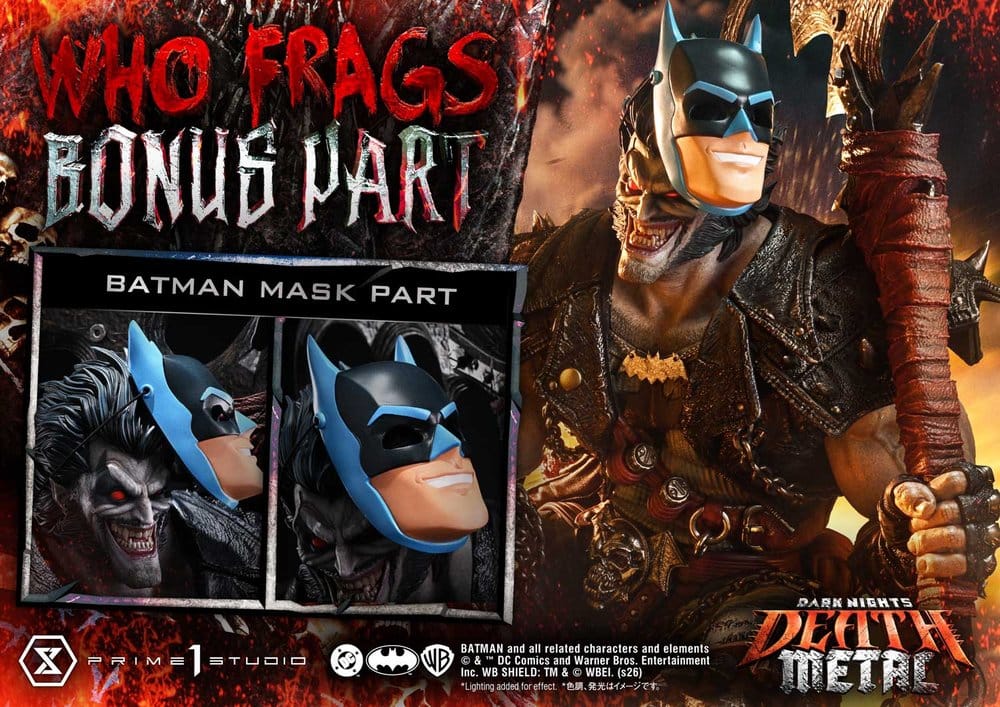 Dark Nights: Death Metal Museum Masterline Estatua 1/3 Lobo Batman: Batman Who Frags Deluxe Bonus Version 81 cm