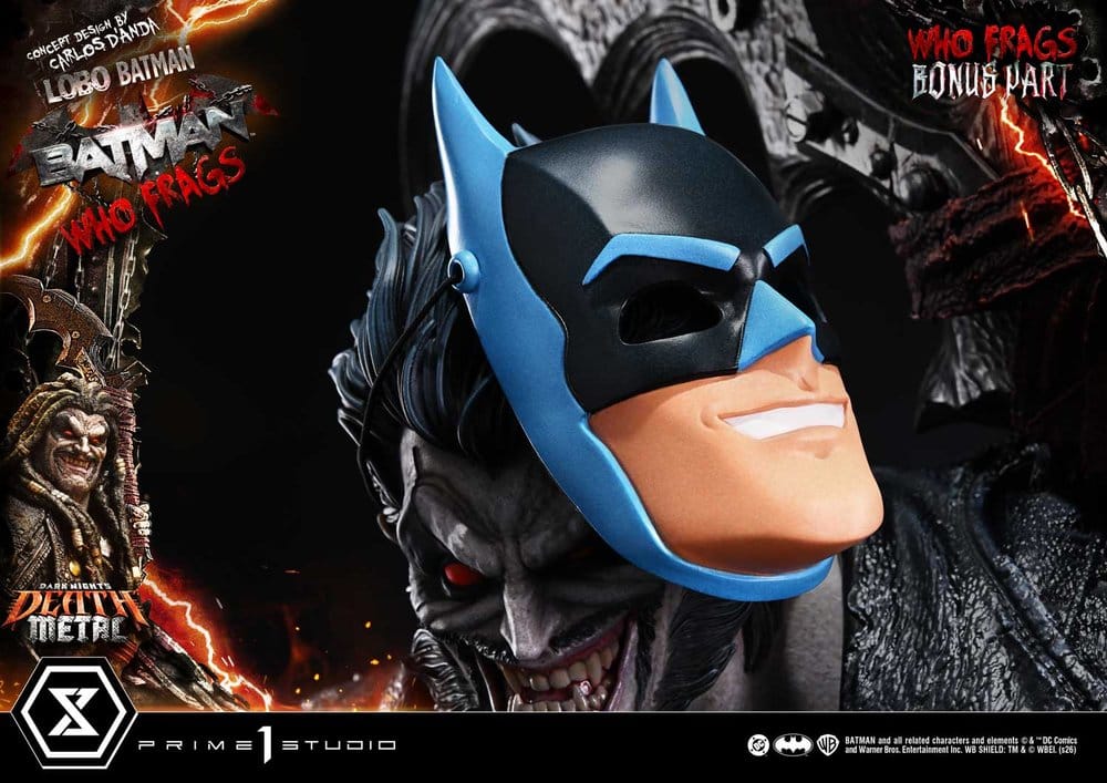 Dark Nights: Death Metal Museum Masterline Estatua 1/3 Lobo Batman: Batman Who Frags Deluxe Bonus Version 81 cm
