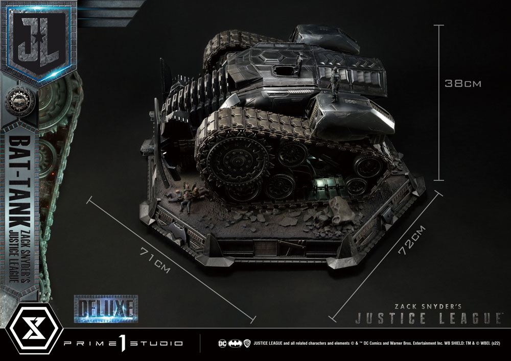 Zack Snyder's Justice League Diorama Museum Masterline Bat-Tank Deluxe Version 36 cm - Z POP Toys