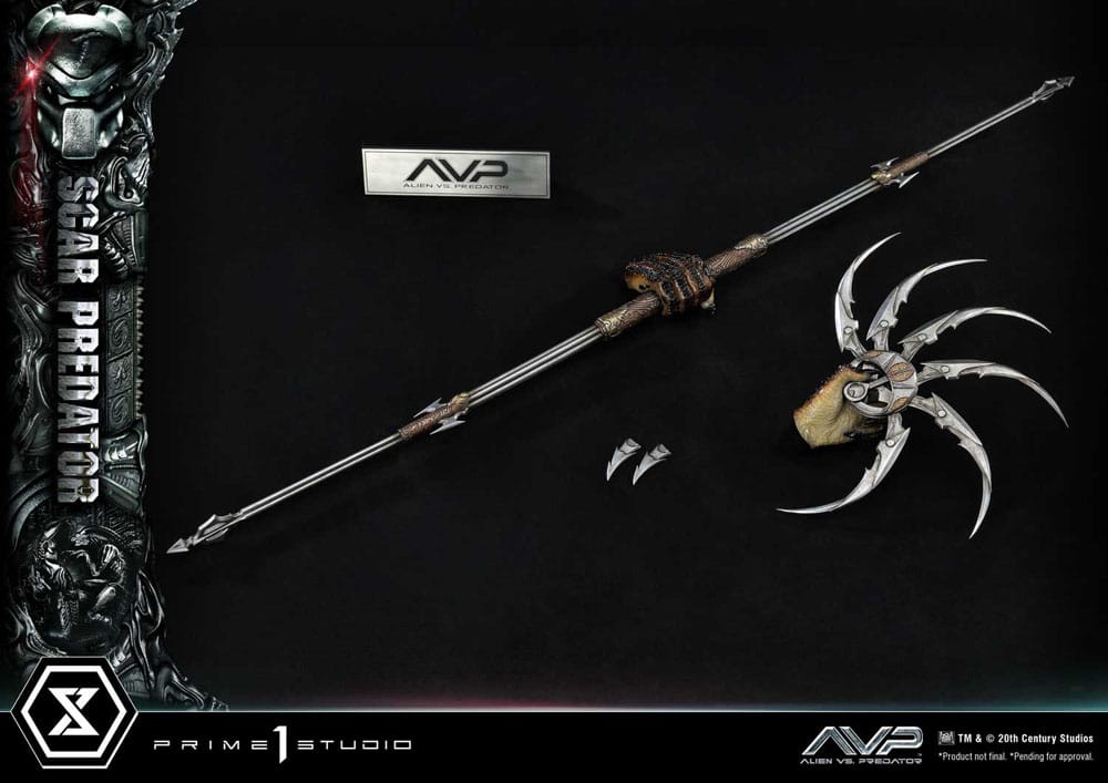 The Alien vs. Predator Estatua Museum Masterline Series 1/3 Scar Predator 93 cm - Z POP Toys