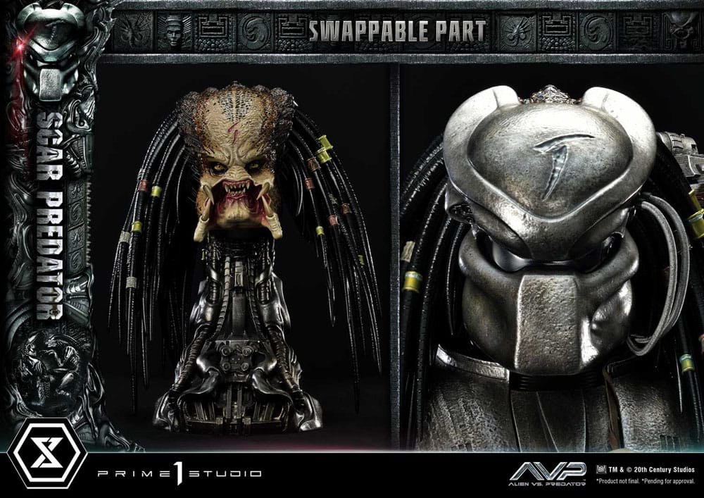 The Alien vs. Predator Estatua Museum Masterline Series 1/3 Scar Predator 93 cm - Z POP Toys