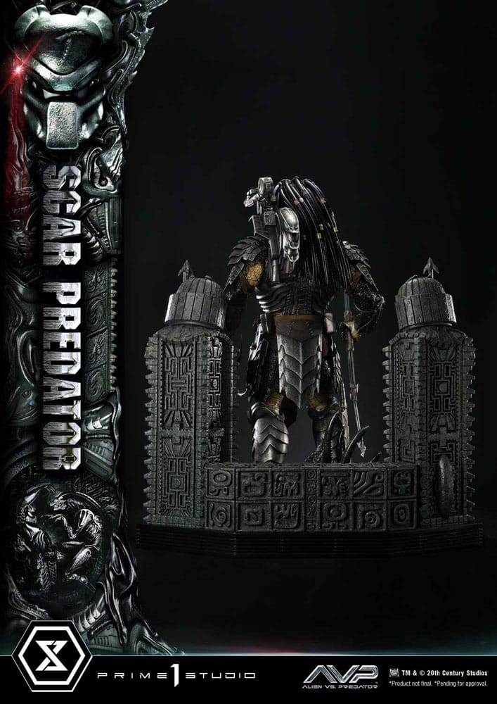 The Alien vs. Predator Estatua Museum Masterline Series 1/3 Scar Predator 93 cm - Z POP Toys