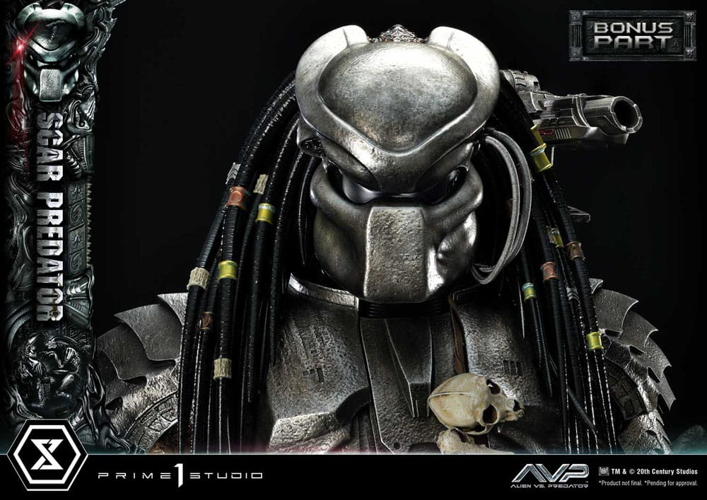 The Alien vs. Predator Estatua Museum Masterline Series 1/3 Scar Predator Deluxe Bonus Version 93 cm - Z POP Toys