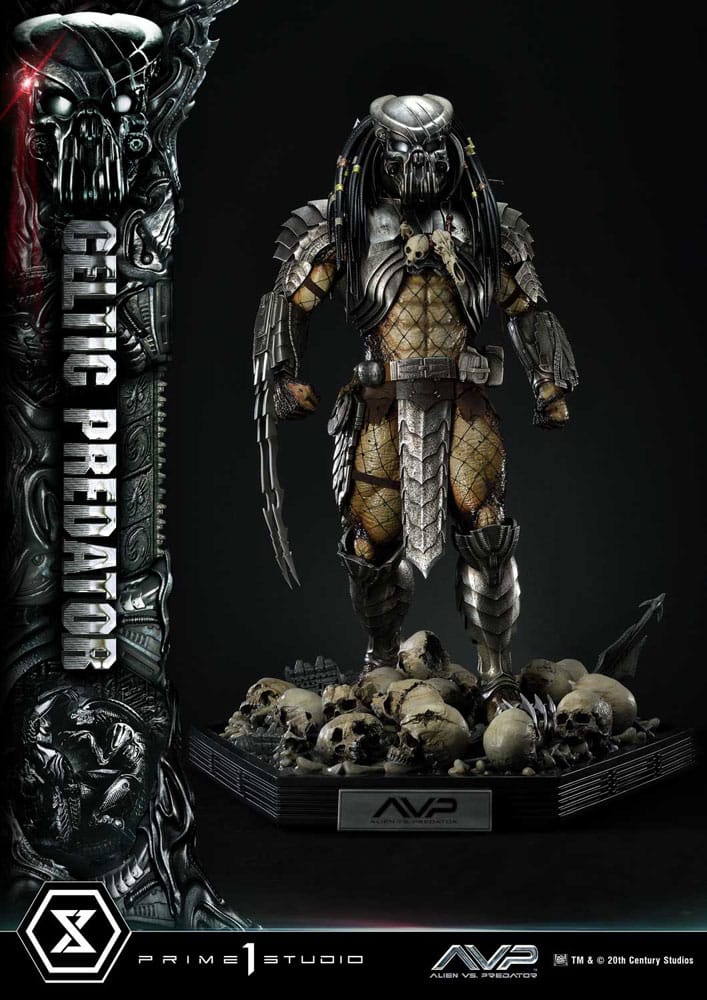 The Alien vs. Predator Estatua Museum Masterline Series 1/3 Celtic Predator 95 cm - Z POP Toys
