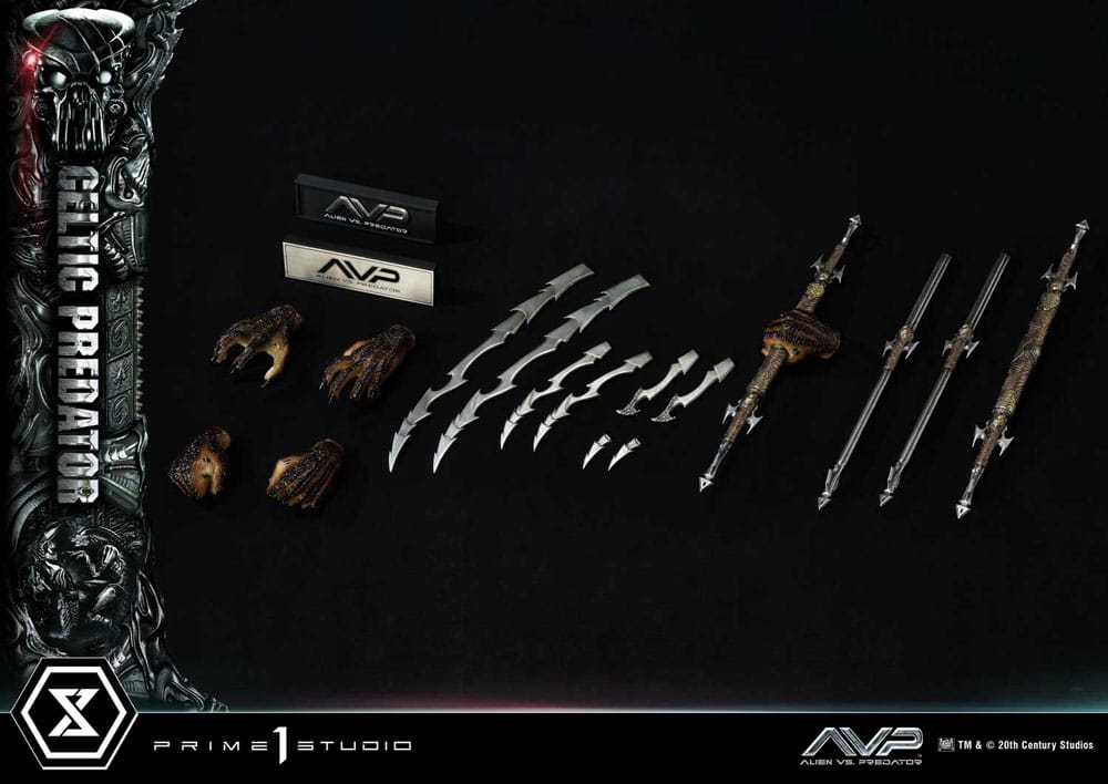 The Alien vs. Predator Estatua Museum Masterline Series 1/3 Celtic Predator 95 cm - Z POP Toys