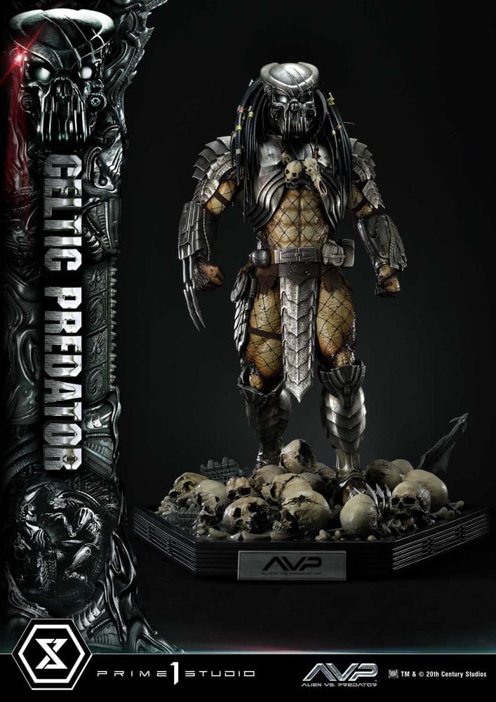 The Alien vs. Predator Estatua Museum Masterline Series 1/3 Celtic Predator 95 cm - Z POP Toys