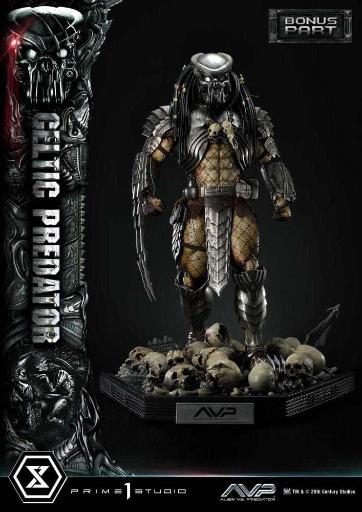The Alien vs. Predator Estatua Museum Masterline Series 1/3 Celtic Predator Bonus Ver. 95 cm - Z POP Toys