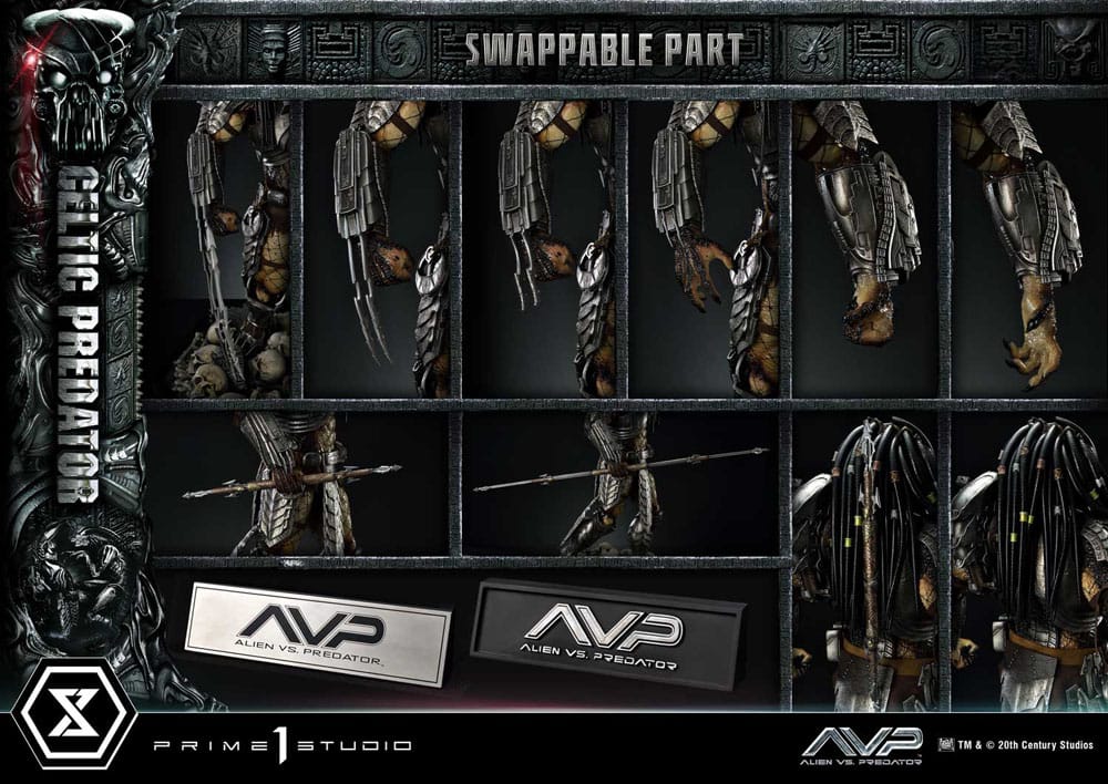 The Alien vs. Predator Estatua Museum Masterline Series 1/3 Celtic Predator Bonus Ver. 95 cm - Z POP Toys