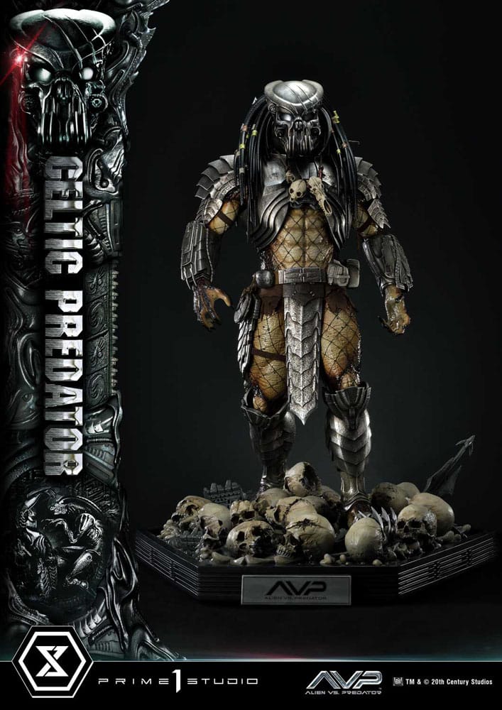 The Alien vs. Predator Estatua Museum Masterline Series 1/3 Celtic Predator Bonus Ver. 95 cm - Z POP Toys