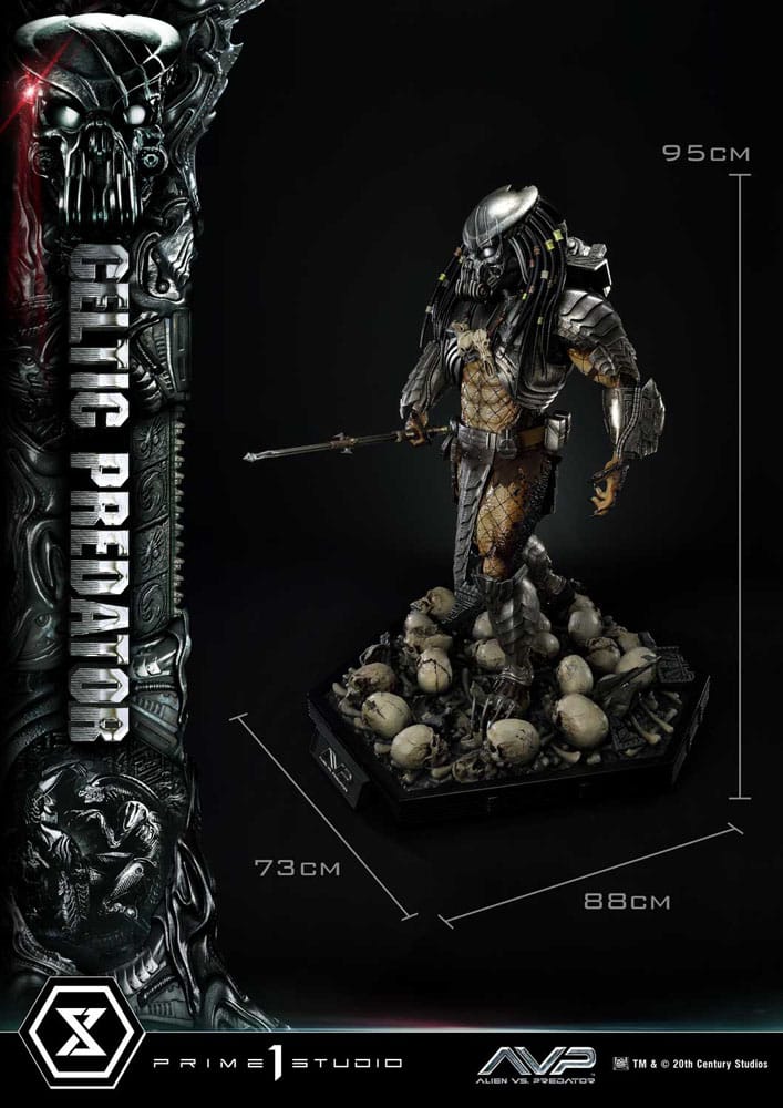 The Alien vs. Predator Estatua Museum Masterline Series 1/3 Celtic Predator Bonus Ver. 95 cm - Z POP Toys