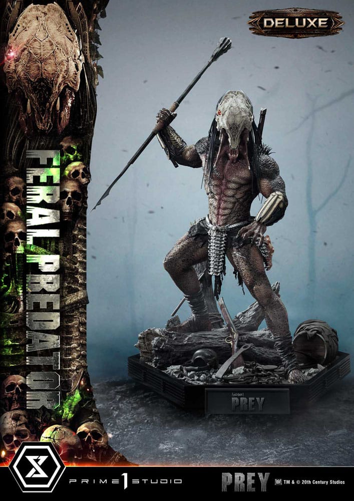 Prey (Movie) Estatua Museum Masterline Series 1/3 Feral Predator Deluxe Version 89 cm - Z POP Toys