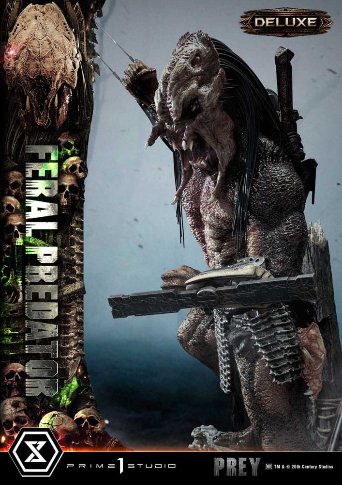Prey (Movie) Estatua Museum Masterline Series 1/3 Feral Predator Deluxe Version 89 cm - Z POP Toys