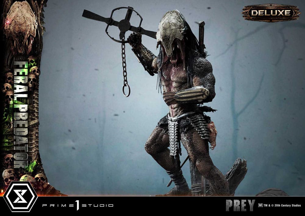 Prey (Movie) Estatua Museum Masterline Series 1/3 Feral Predator Deluxe Version 89 cm - Z POP Toys