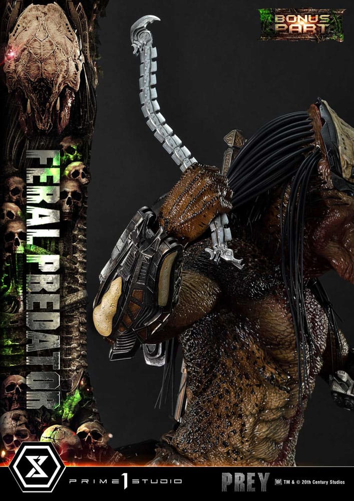Prey (Movie) Estatua Museum Masterline Series 1/3 Feral Predator Deluxe Bonus Version 89 cm - Z POP Toys