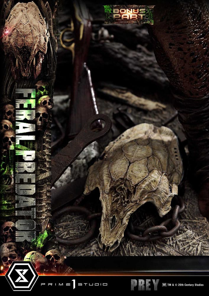 Prey (Movie) Estatua Museum Masterline Series 1/3 Feral Predator Deluxe Bonus Version 89 cm - Z POP Toys