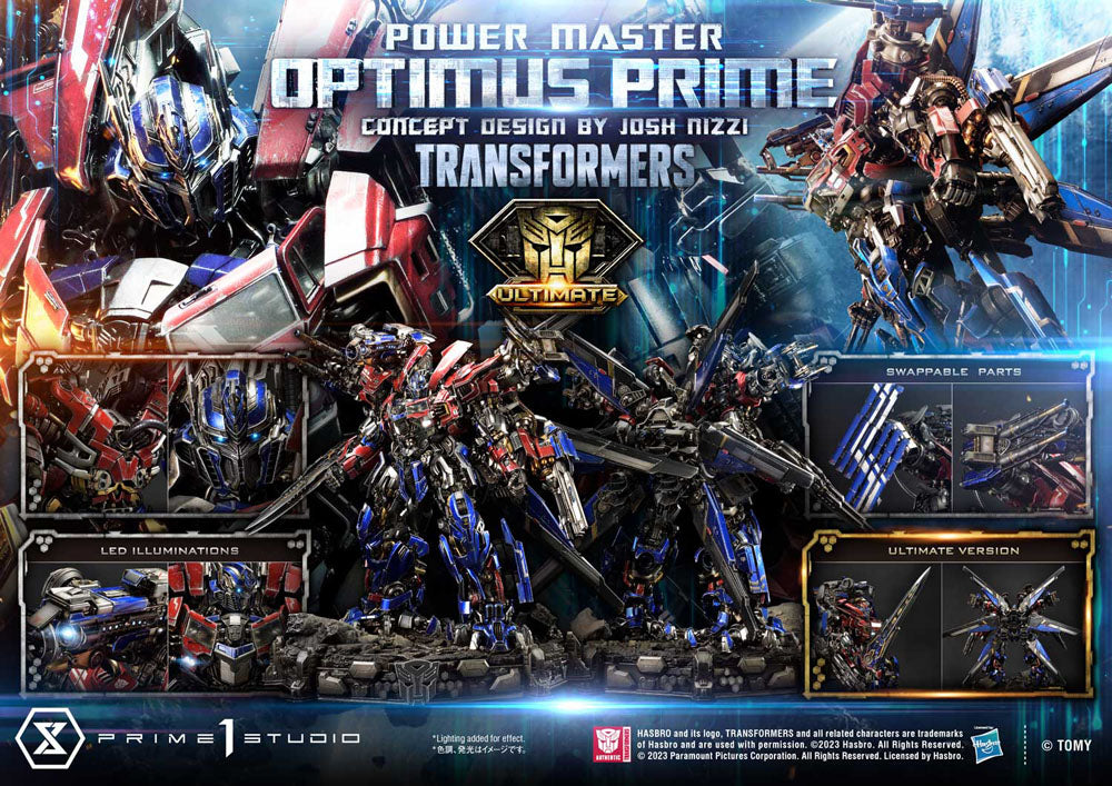 Transformers Museum Masterline Estatua Powermaster Optimus Prime Concept by Josh Nizzi Ultimate Version 99 cm - Z POP Toys