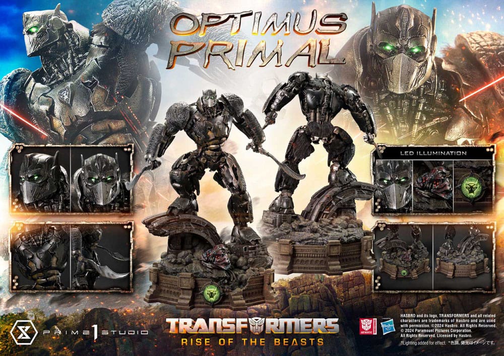 Transformers: Rise of the Beasts Museum Masterline Estatua Optimus Primal 72 cm - Z POP Toys