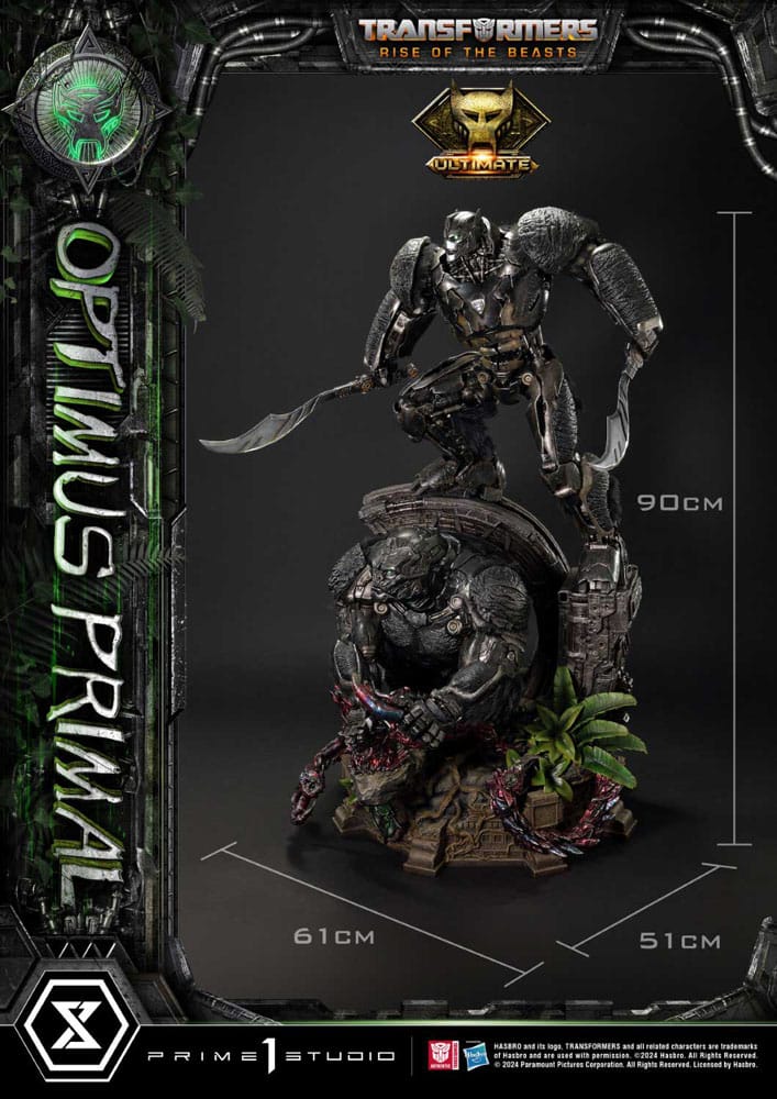 Transformers: Rise of the Beasts Museum Masterline Estatua Optimus Primal Ultimate Version 72 cm - Z POP Toys