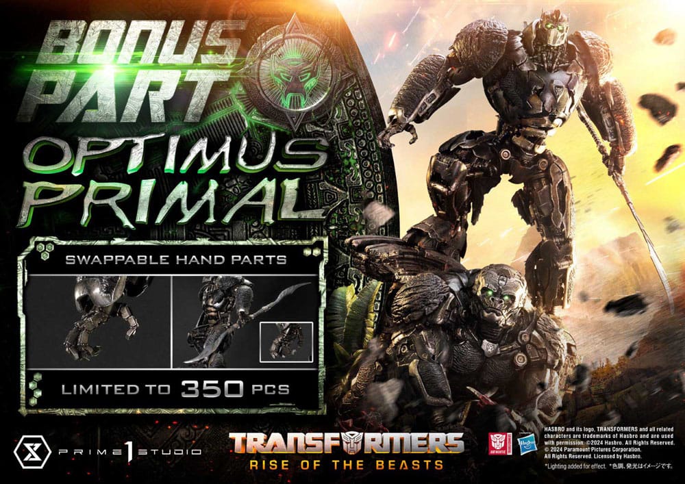 Transformers: Rise of the Beasts Museum Masterline Estatua Optimus Primal Ultimate Bonus Version 72 cm - Z POP Toys