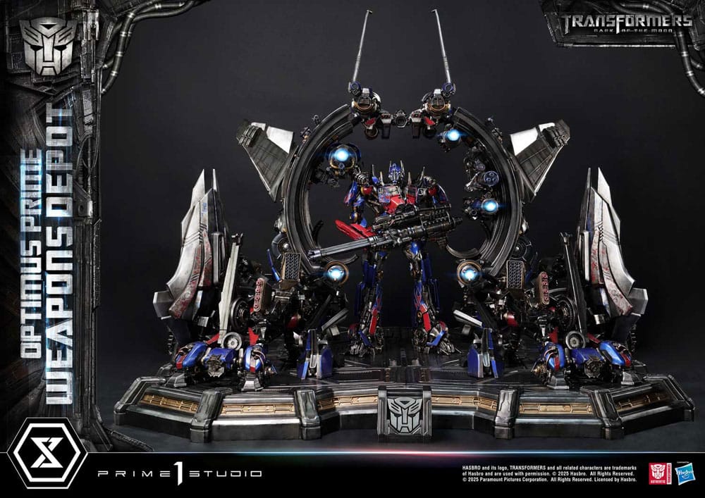 Transformers: Dark of the Moon (Film) Museum Masterline Estatua Optimus Prime Weapons Depot 127 cm - Z POP Toys