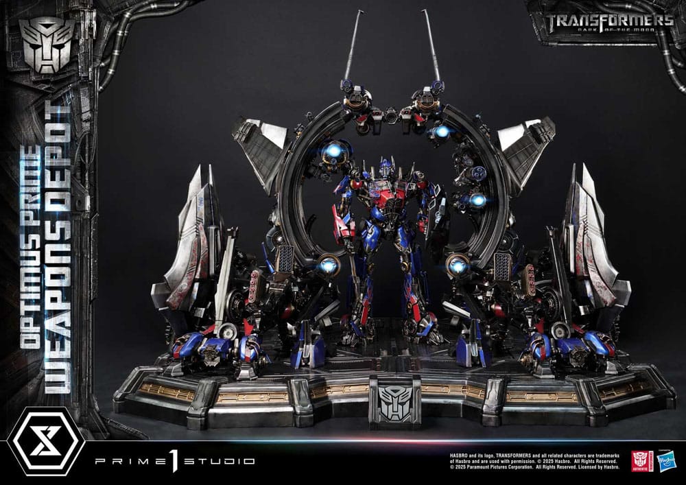 Transformers: Dark of the Moon (Film) Museum Masterline Estatua Optimus Prime Weapons Depot 127 cm - Z POP Toys