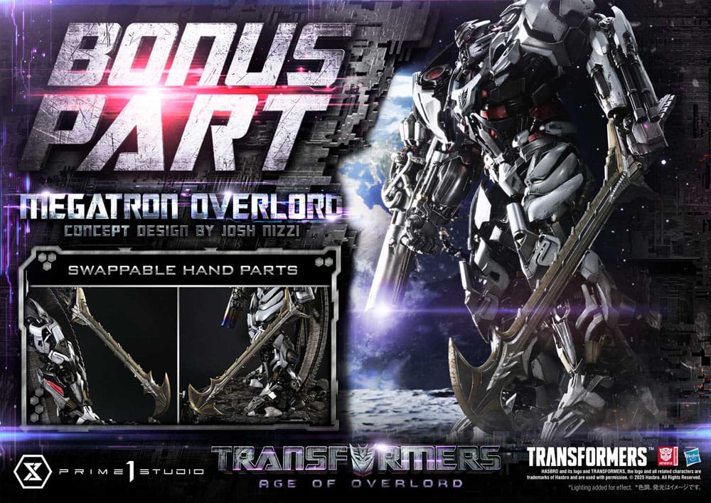 Transformers Generations I Museum Masterline Estatua Megatron Overlord (Design by Josh Nizzi) Bonus Version 89 cm - Z POP Toys