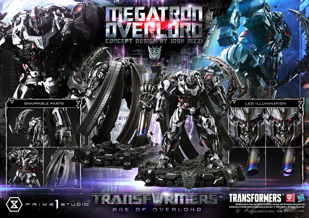 Transformers Generations I Museum Masterline Estatua Megatron Overlord (Design by Josh Nizzi) Bonus Version 89 cm - Z POP Toys