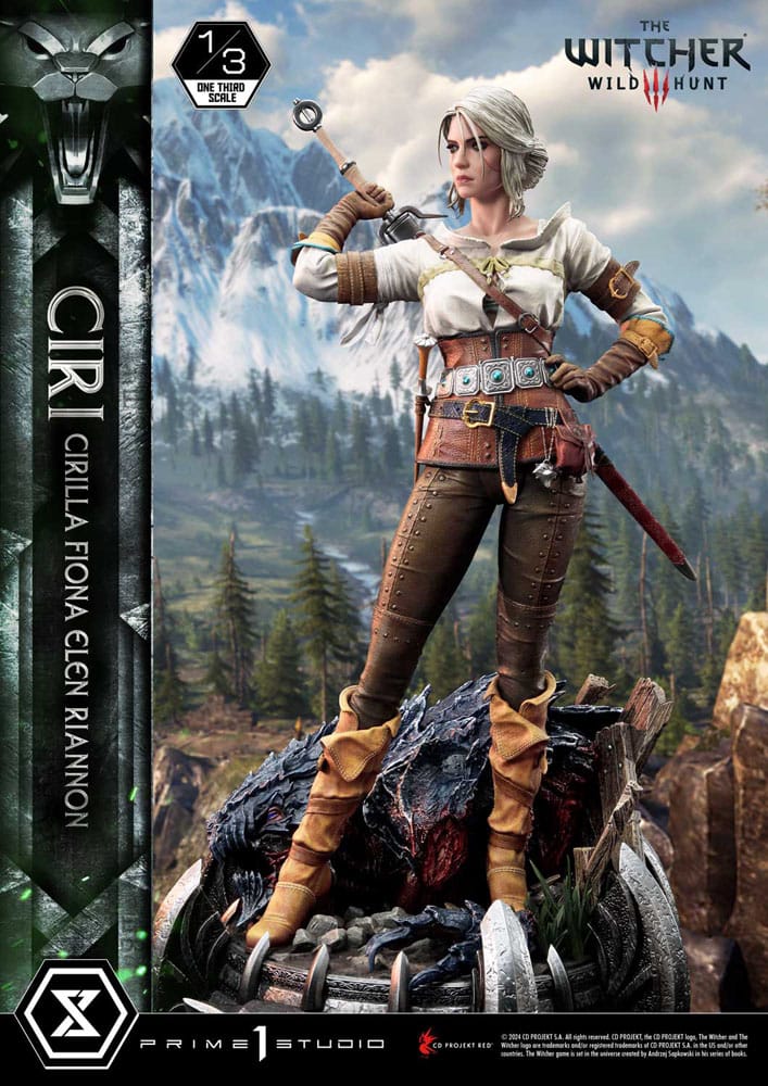 The Witcher 3: Wild Hunt Museum Masterline Estatua 1/3 Wild Hunt Ciri Fiona Elen Riannon 81 cm - Z POP Toys