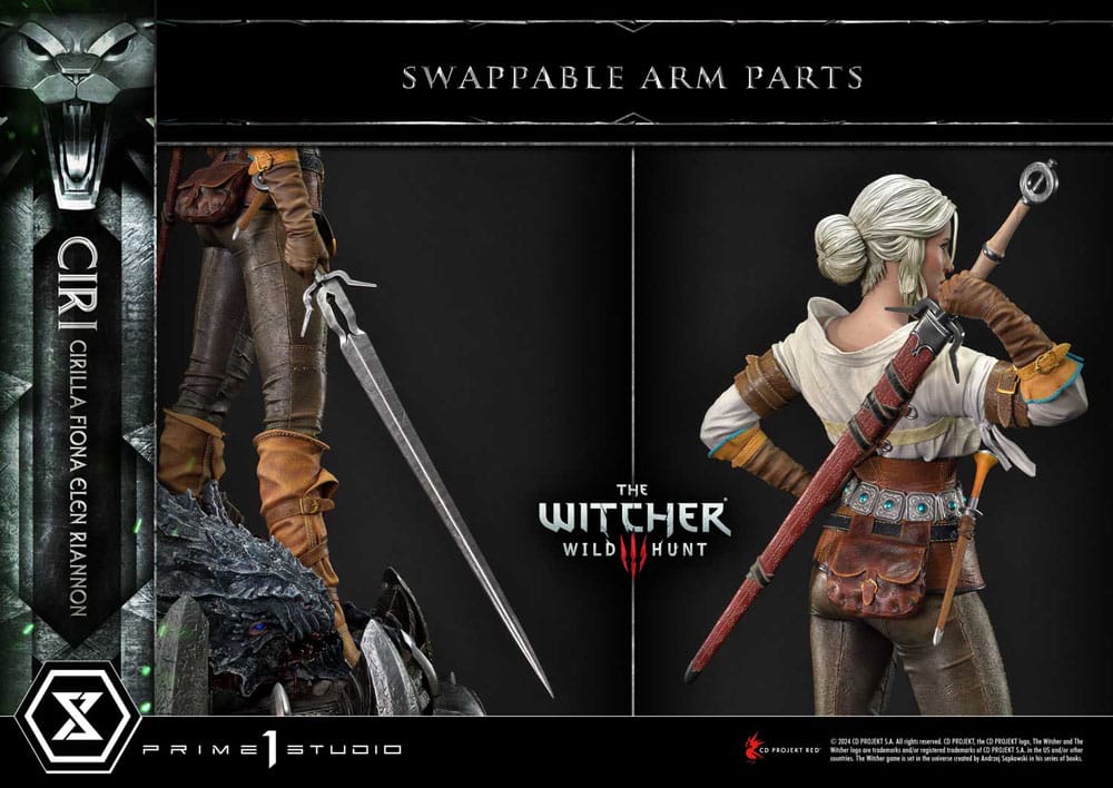 The Witcher 3: Wild Hunt Museum Masterline Estatua 1/3 Wild Hunt Ciri Fiona Elen Riannon 81 cm - Z POP Toys