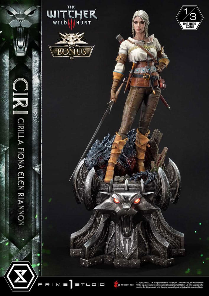 The Witcher 3: Wild Hunt Museum Masterline Estatua 1/3 Wild Hunt Ciri Fiona Elen Riannon Bonus Version 81 cm - Z POP Toys