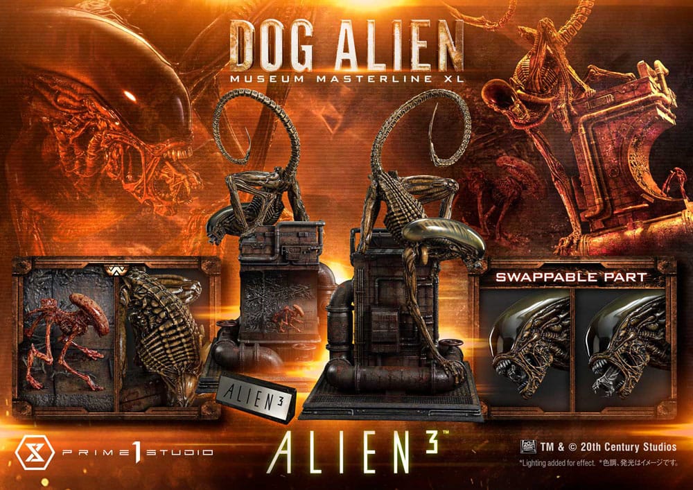 Alien 3 Estatua Museum Masterline Series 1/3 Dog Alien XL 114 cm - Z POP Toys