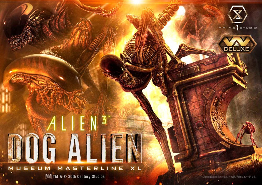Alien 3 Estatua Museum Masterline Series 1/3 Dog Alien XL Deluxe Bonus Version 114 cm - Z POP Toys