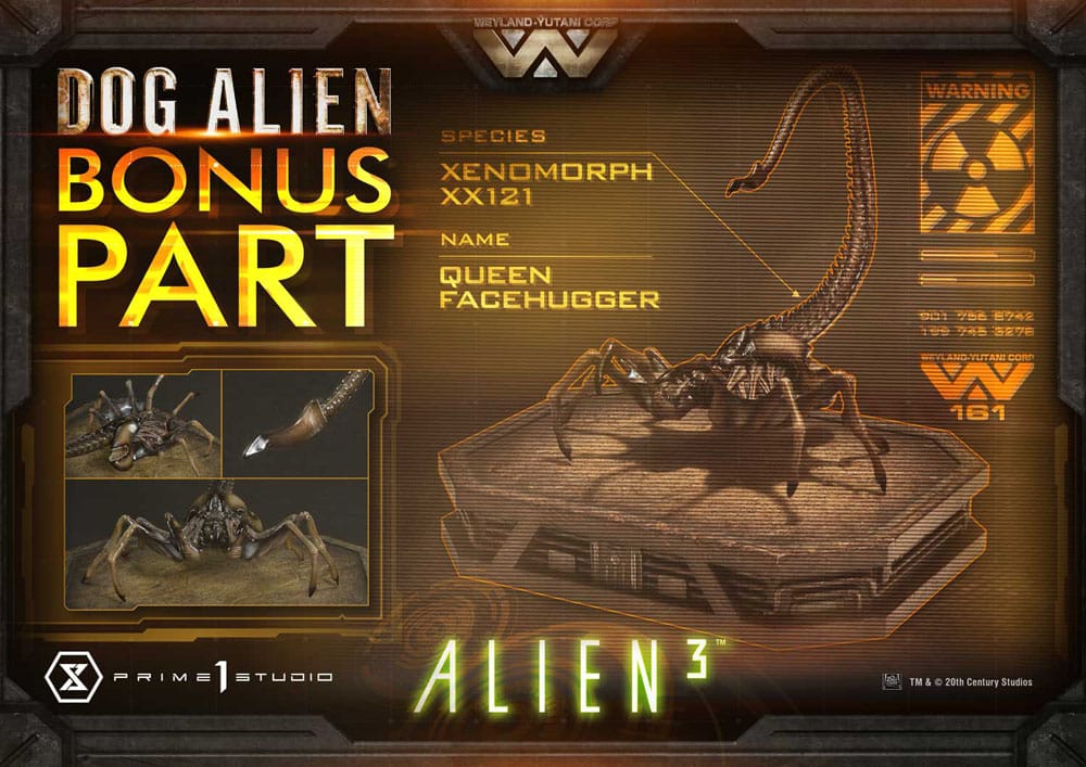 Alien 3 Estatua Museum Masterline Series 1/3 Dog Alien XL Deluxe Bonus Version 114 cm - Z POP Toys