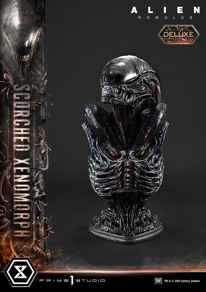Alien: Romulus Estatua Museum Masterline XL 1/3 Scorched Xenomorph Deluxe Version 98 cm - Z POP Toys