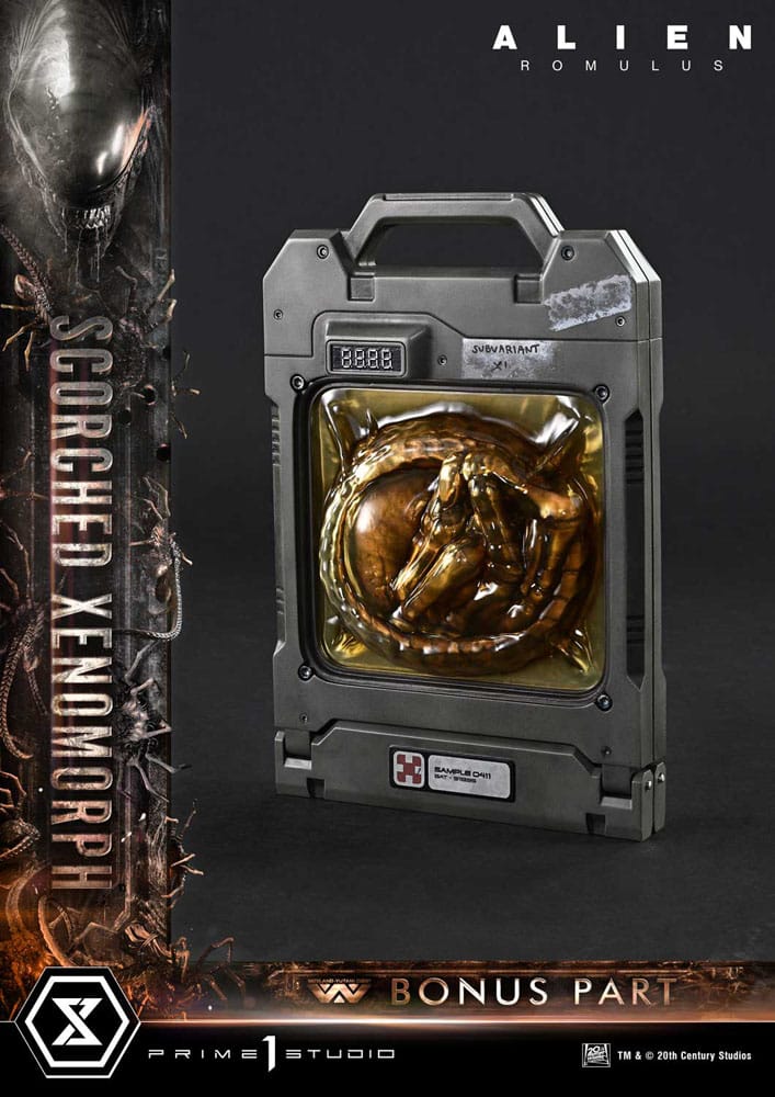 Alien: Romulus Estatua Museum Masterline XL 1/3 Scorched Xenomorph Deluxe Bonus Version 98 cm - Z POP Toys