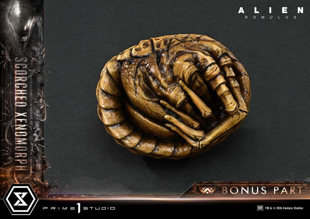 Alien: Romulus Estatua Museum Masterline XL 1/3 Scorched Xenomorph Deluxe Bonus Version 98 cm - Z POP Toys