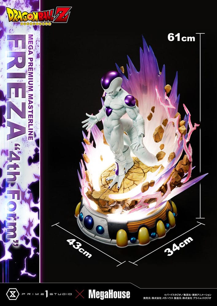 Dragon Ball Z Estatua 1/4 Frieza 4th Form Bonus Version 61 cm