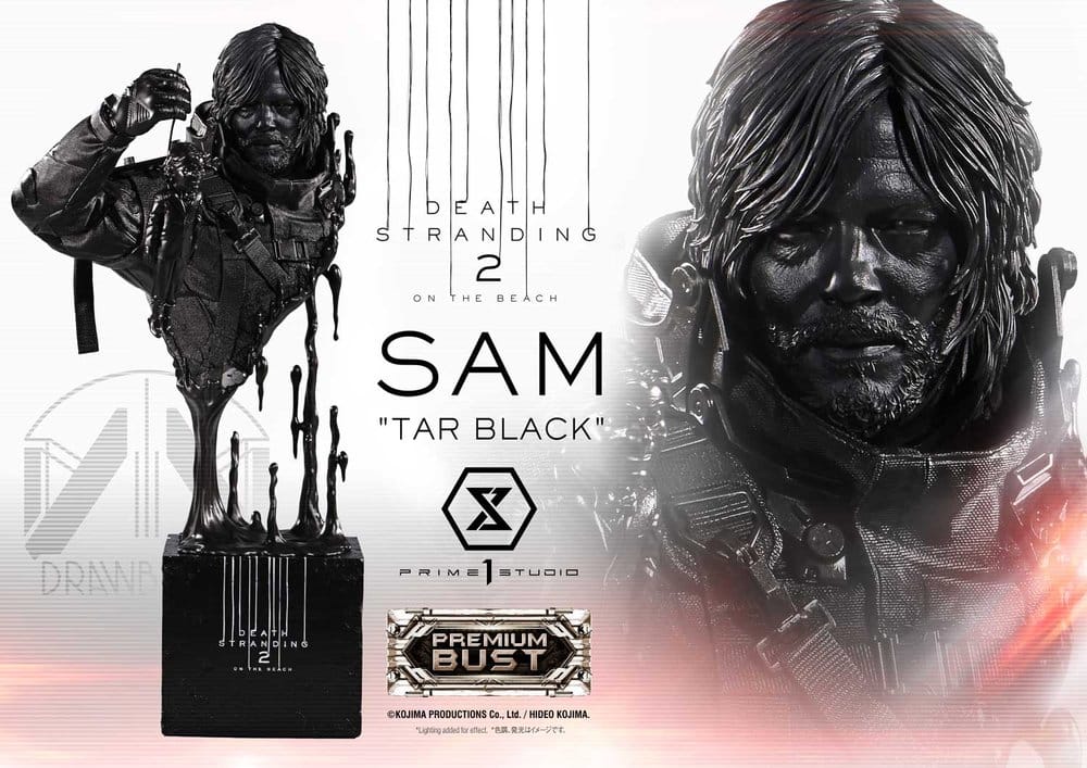 Death Stranding 2: On the Beach Busto Premium 1/3 Sam Tar Black 44 cm