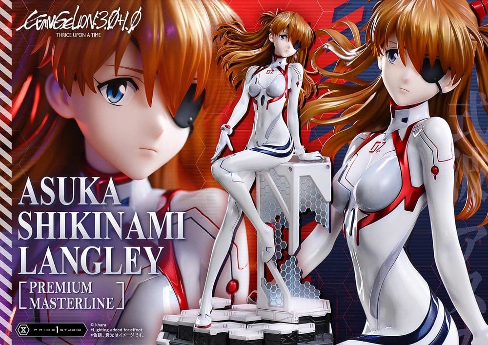 Evangelion: 3.0 + 1.0 Thrice Upon A Time Estatua Premium Masterline Series 1/4 Asuka Shikinami Langley Bonus Ver. 46 cm