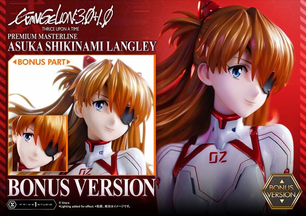 Evangelion: 3.0 + 1.0 Thrice Upon A Time Estatua Premium Masterline Series 1/4 Asuka Shikinami Langley Bonus Ver. 46 cm