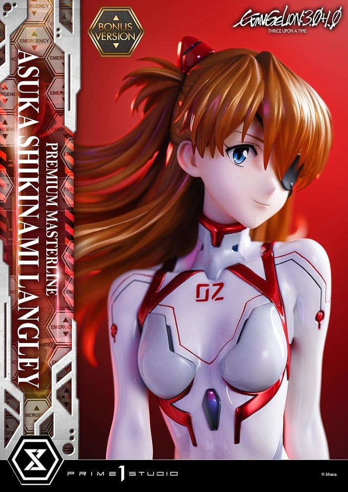 Evangelion: 3.0 + 1.0 Thrice Upon A Time Estatua Premium Masterline Series 1/4 Asuka Shikinami Langley Bonus Ver. 46 cm