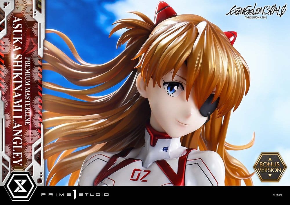 Evangelion: 3.0 + 1.0 Thrice Upon A Time Estatua Premium Masterline Series 1/4 Asuka Shikinami Langley Bonus Ver. 46 cm