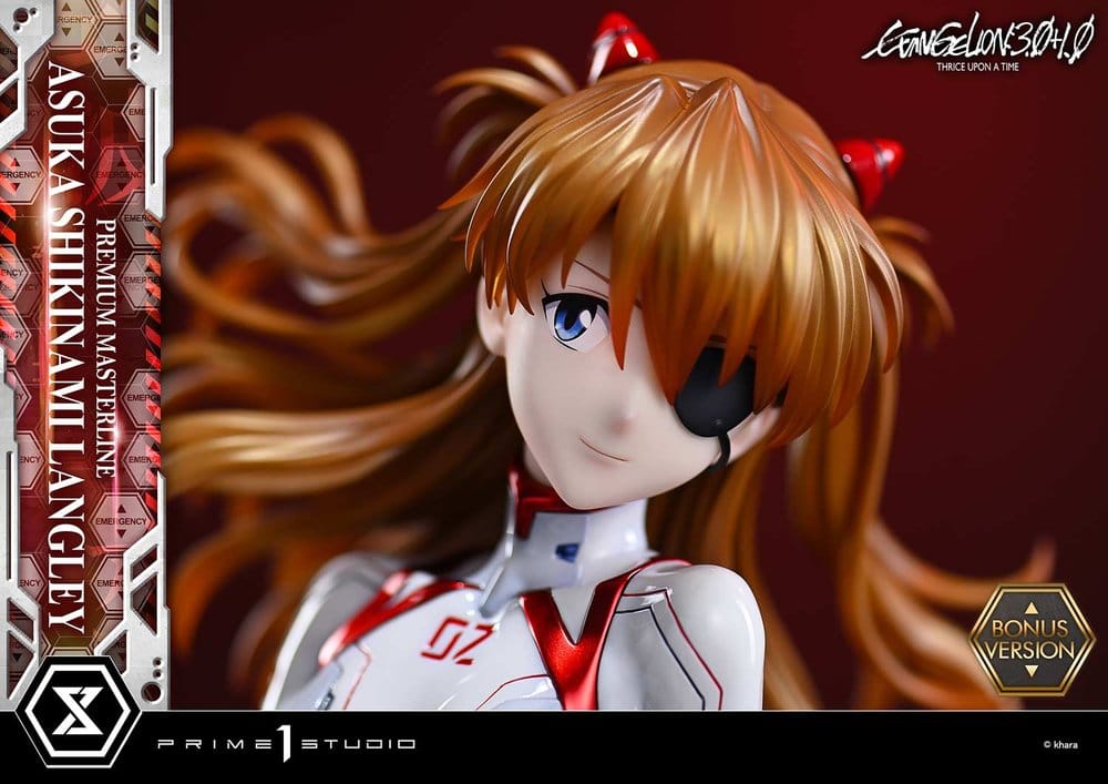 Evangelion: 3.0 + 1.0 Thrice Upon A Time Estatua Premium Masterline Series 1/4 Asuka Shikinami Langley Bonus Ver. 46 cm