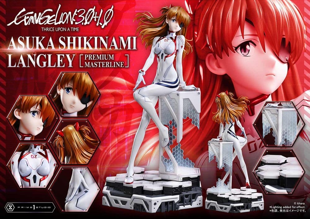Evangelion: 3.0 + 1.0 Thrice Upon A Time Estatua Premium Masterline Series 1/4 Asuka Shikinami Langley Bonus Ver. 46 cm
