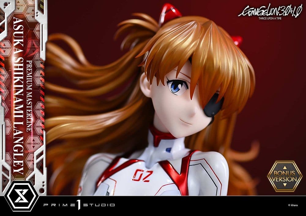 Evangelion: 3.0 + 1.0 Thrice Upon A Time Estatua Premium Masterline Series 1/4 Asuka Shikinami Langley Bonus Ver. 46 cm