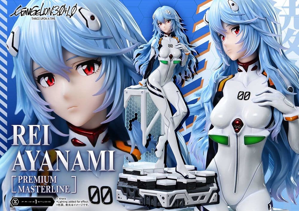 Evangelion: 3.0 + 1.0 Thrice Upon A Time Estatua Premium Masterline Series 1/4 Rei Ayanami Bonus Ver. 46 cm