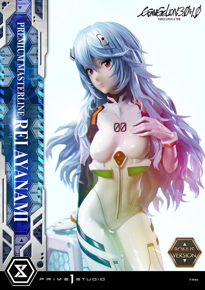 Evangelion: 3.0 + 1.0 Thrice Upon A Time Estatua Premium Masterline Series 1/4 Rei Ayanami Bonus Ver. 46 cm